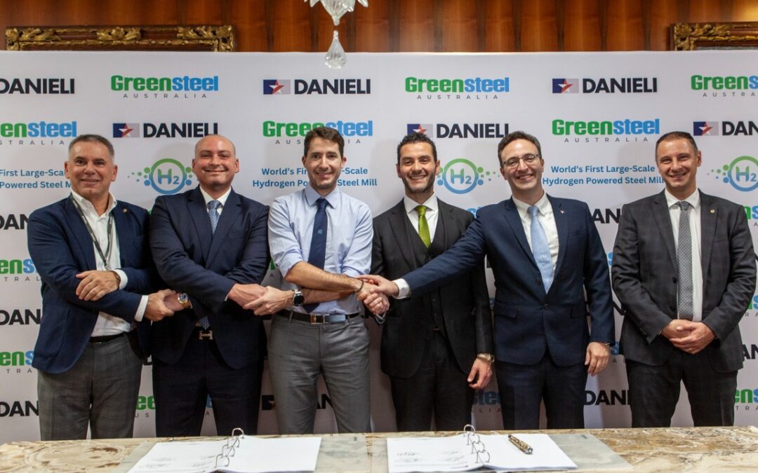 Greensteel Australia Partners with Danieli to Launch World First 100% Hydrogen-Powered Rolling Mill