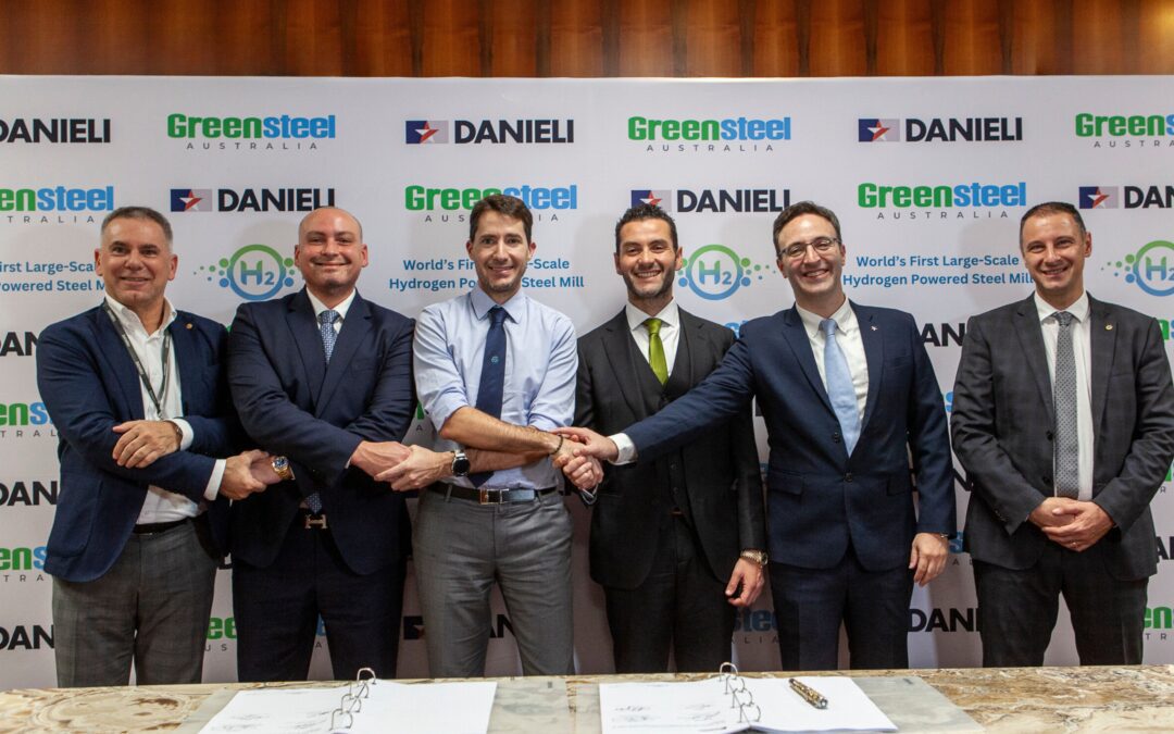 Greensteel Australia Partners with Danieli to Launch World First 100% Hydrogen-Powered Rolling Mill